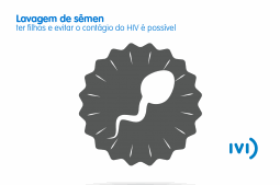 ilustração espermatozoide sendo analisado para filhos sem HIV