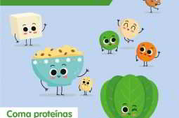 ilustrações de proteínas vegetais